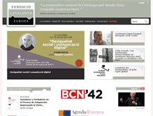 Tablet Screenshot of catalunyaeuropa.net